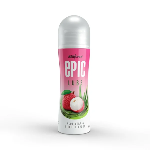 Manforce Epic Lube Aloe-Vera & Litchi Flavour Lubricant Gel, 60 ml