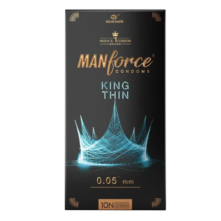 Manforce King Thin Premium Condoms, 10 Count