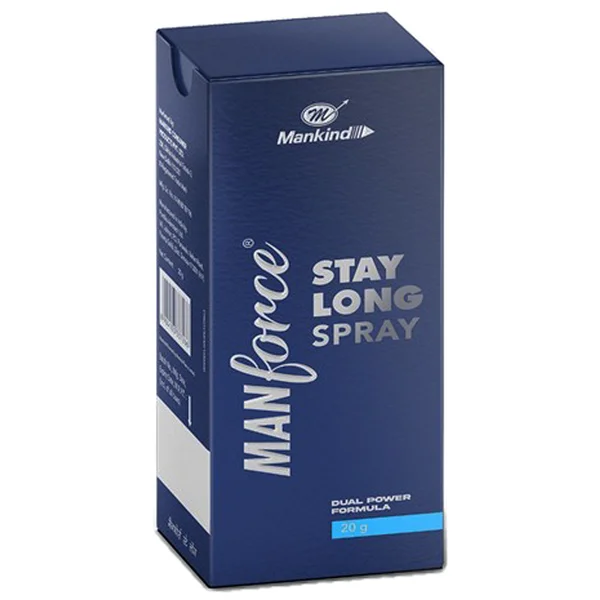 Manforce Stay Long Spray Dual Power, 20 gm