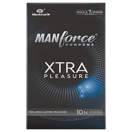 Manforce Xtra Pleasure Condoms, 10 Count
