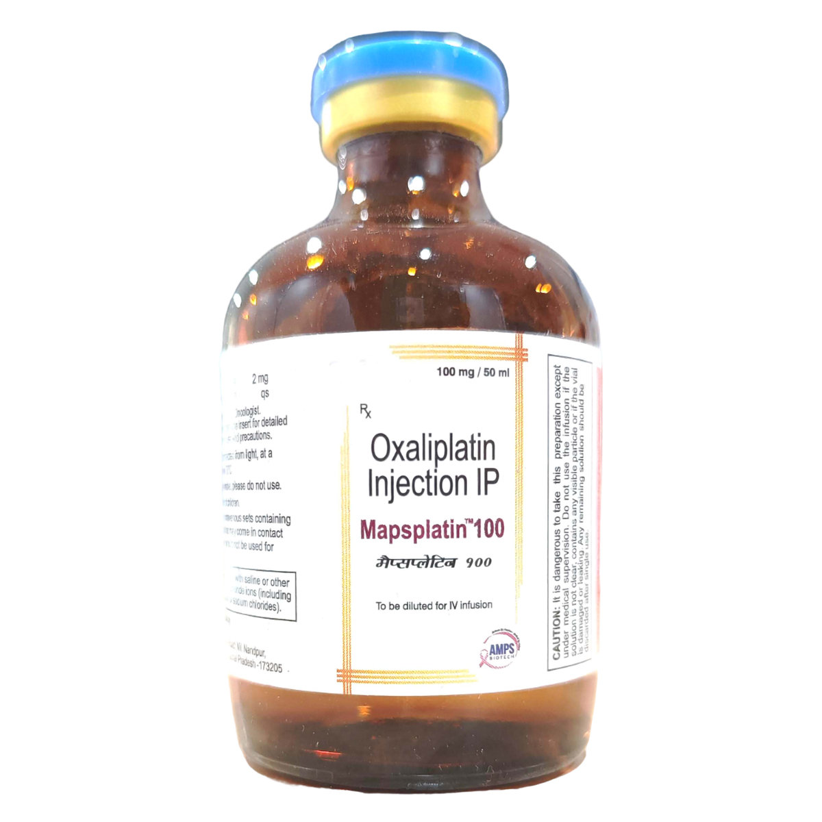 Mapsplatin 100 Injection 50 ml, Pack of 1 Injection Mapsplatin 100 Injection 50 ml, Pack of 1 Injection