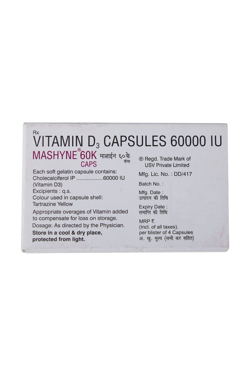 Mashyme 60K Capsule 4's, Pack of 4 Mashyme 60K Capsule 4's, Pack of 4