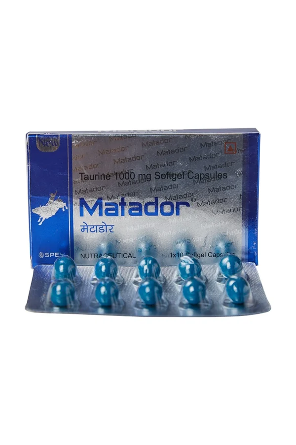 Matador Softgels Capsule 10's, Pack of 10 CAPSULES