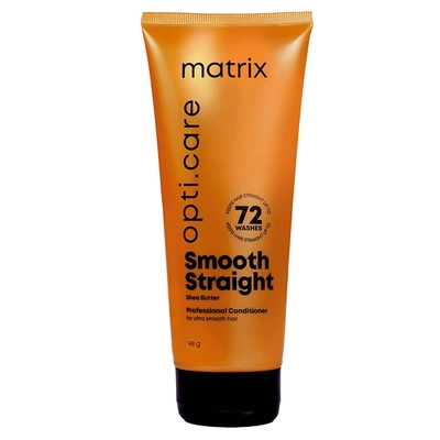 Matrix Opti Care Smooth Straight Shea Butter Conditioner, 98 gm, Pack of 1