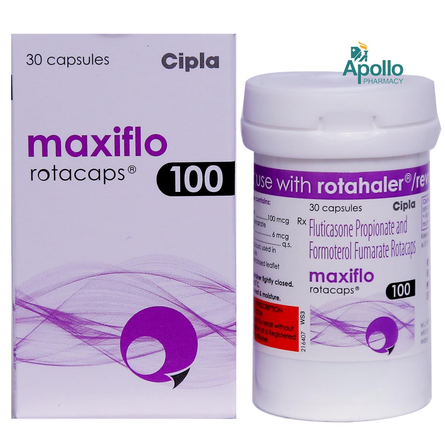 Maxiflo 100 Rotacaps, Pack of 1 ROTACAP Maxiflo 100 Rotacaps, Pack of 1 ROTACAP