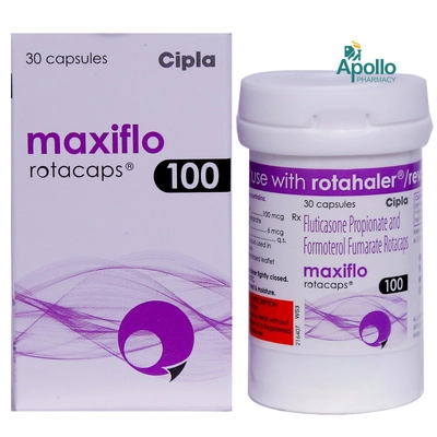 Maxiflo 100 Rotacaps, Pack of 1 ROTACAP