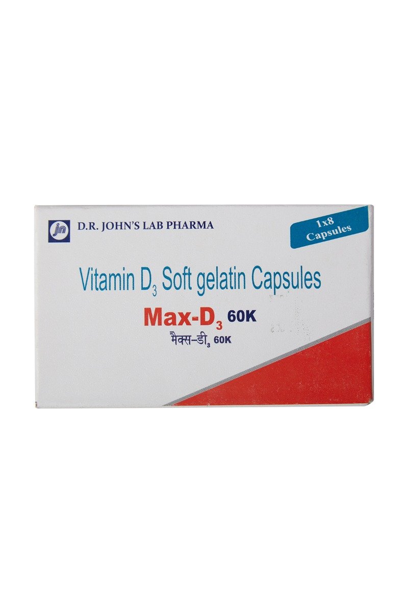 Max D3 60K Capsule 4's, Pack of 4 Max D3 60K Capsule 4's, Pack of 4