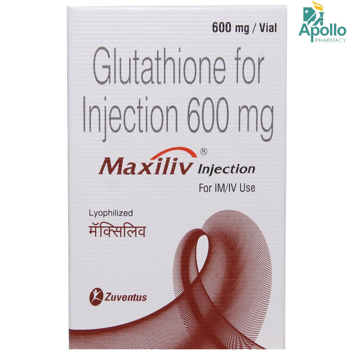 Buy Maxiliv 600 mg Injection 1's Online