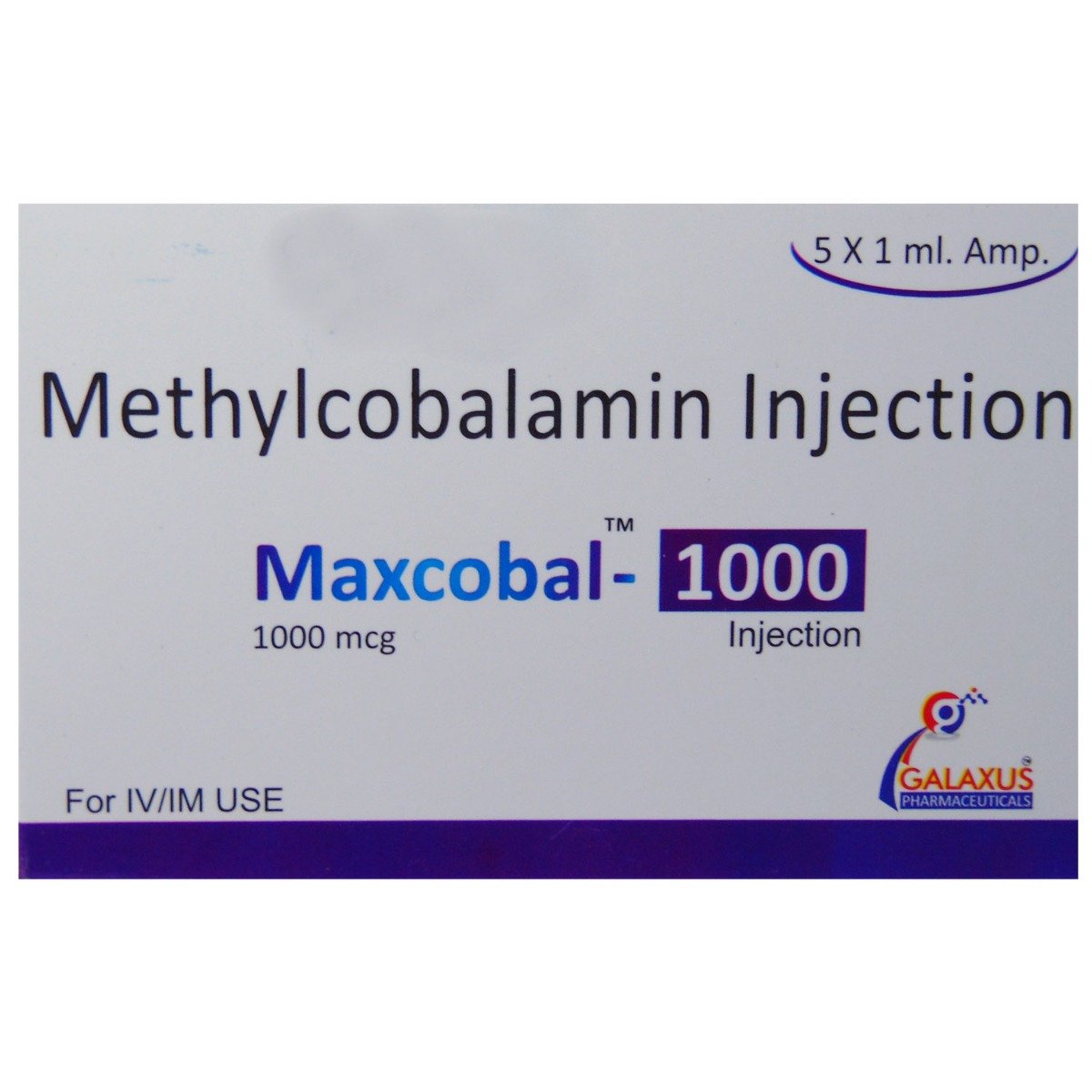 MAXCOBAL 1000 INJECTION, Pack of 1 injection MAXCOBAL 1000 INJECTION, Pack of 1 injection