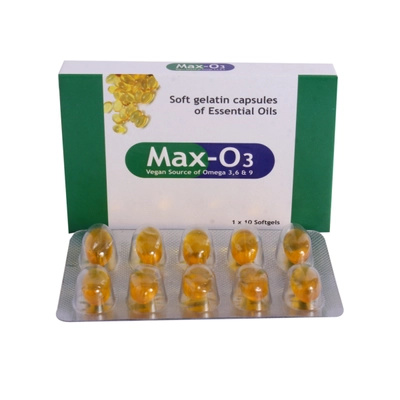 Max-O3 Softgel Capsule 10's, Pack of 10