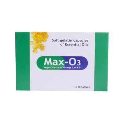 Max-O3 Softgel Capsule 10's, Pack of 10