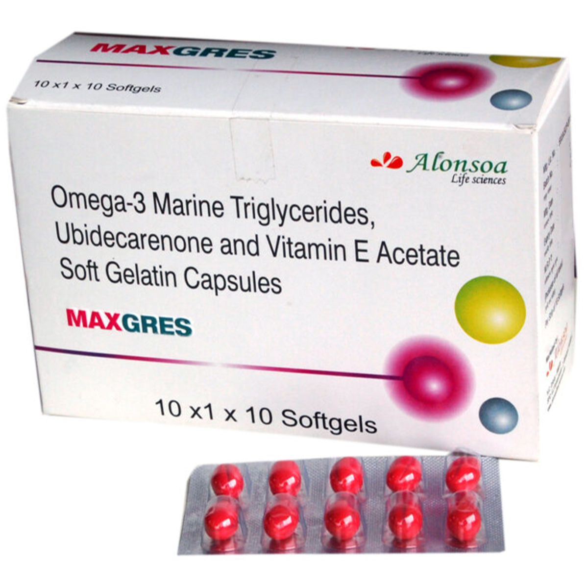 Buy Maxgres Softgel Capsules 10's Online