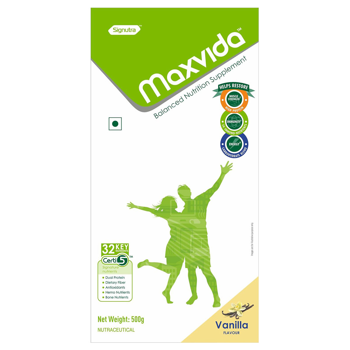 Maxvida Vanilla Flavour Powder, 500 gm, Pack of 1 Maxvida Vanilla Flavour Powder, 500 gm, Pack of 1