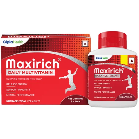 Maxirich Daily Multivitamin For Adults Capsule 10's