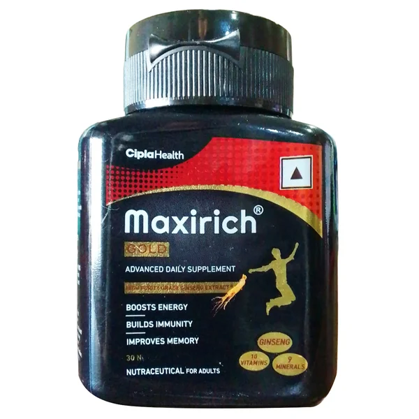 Maxirich Gold, 30 Capsules, Pack of 1