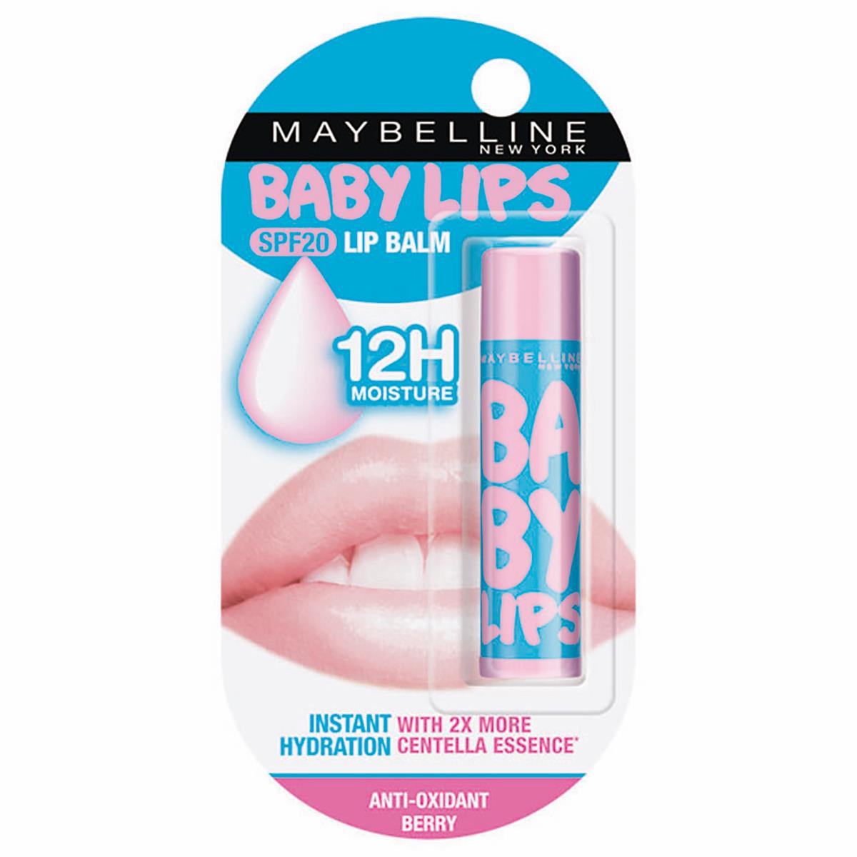 Maybelline Baby Lips Anti-Oxidant Berry Lip Balm, 4 gm, Pack of 1 Maybelline Baby Lips Anti-Oxidant Berry Lip Balm, 4 gm, Pack of 1