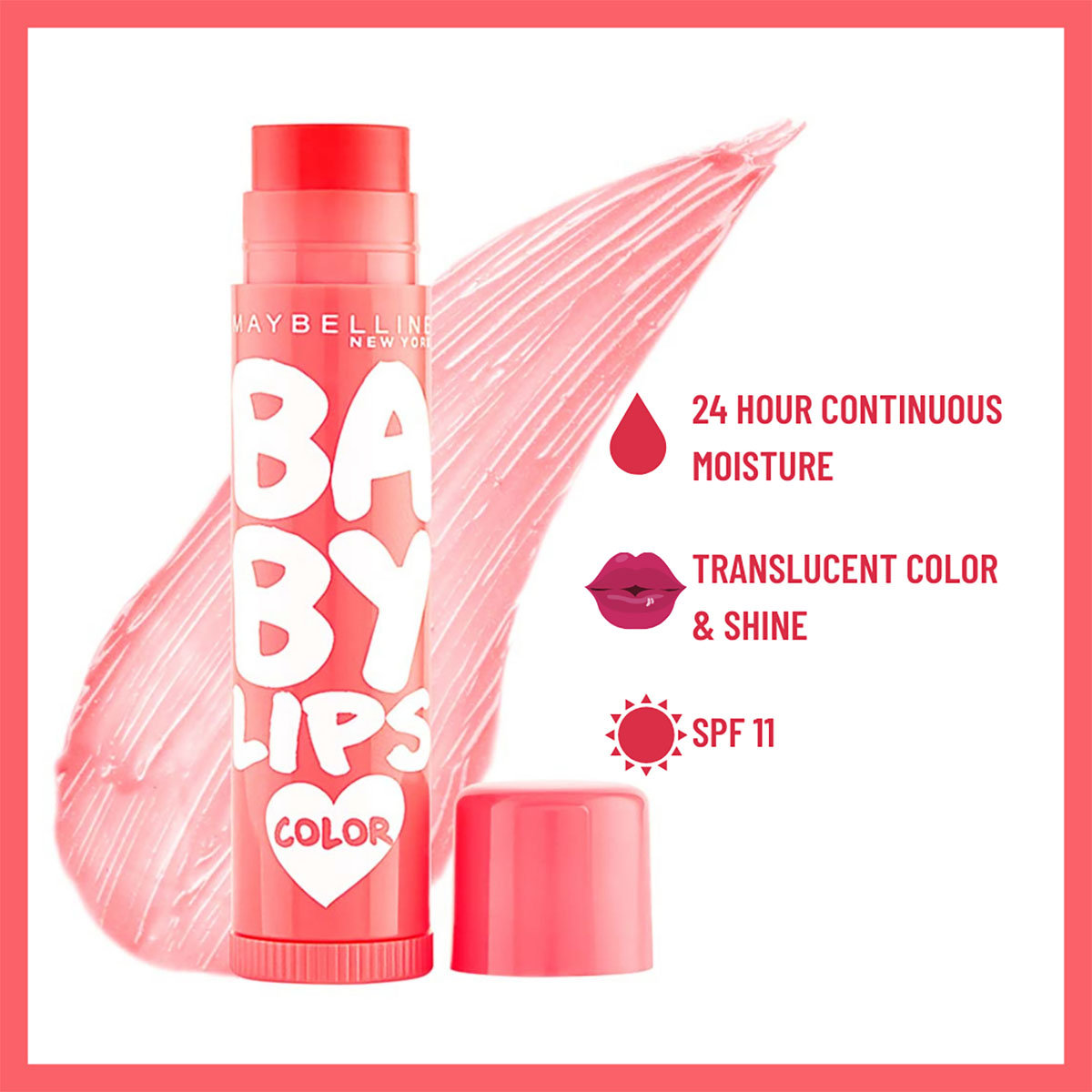 Maybelline Baby Lips Cherry Kiss Lip Balm, 4 gm, Pack of 1 Maybelline Baby Lips Cherry Kiss Lip Balm, 4 gm, Pack of 1