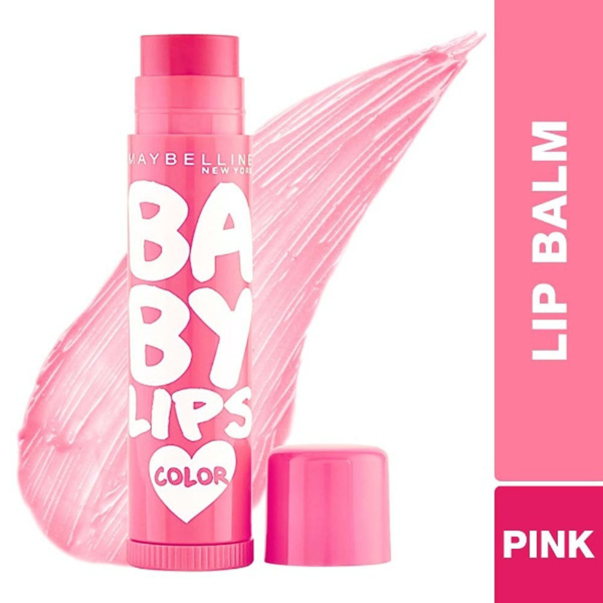 Maybelline New York Baby Lips Lip Balm, Pink Lolita, 4g, Pack of 1 Maybelline New York Baby Lips Lip Balm, Pink Lolita, 4g, Pack of 1