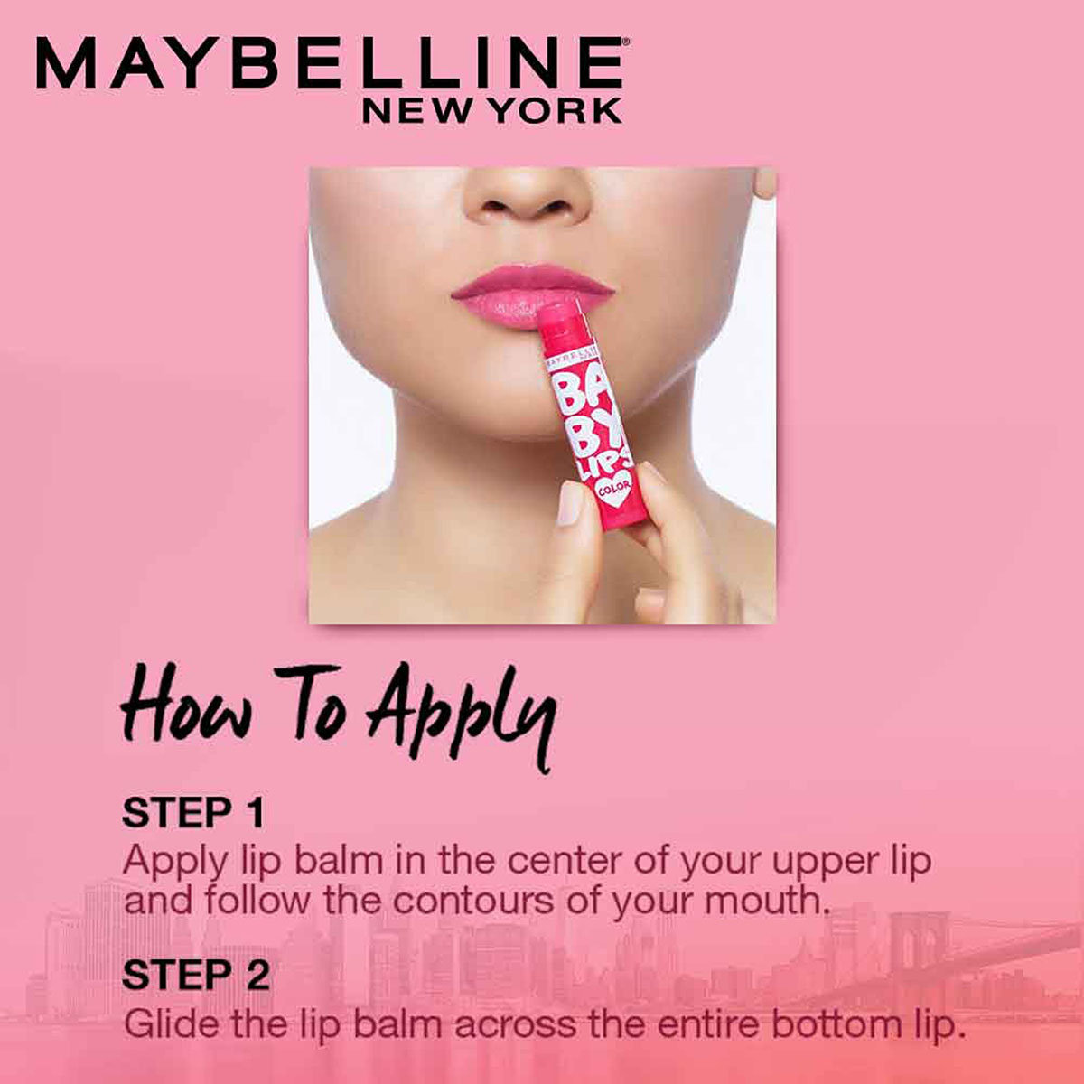 Maybelline New York Baby Lips Lip Balm, Pink Lolita, 4g, Pack of 1 Maybelline New York Baby Lips Lip Balm, Pink Lolita, 4g, Pack of 1