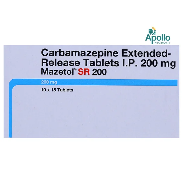 Mazetol SR 200 Tablet 15's, Pack of 15 TABLETS