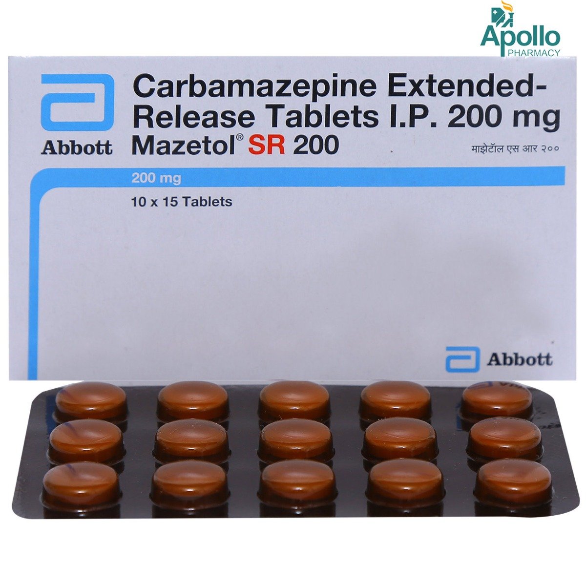 Mazetol SR 200 Tablet 15's, Pack of 15 TABLETS Mazetol SR 200 Tablet 15's, Pack of 15 TABLETS