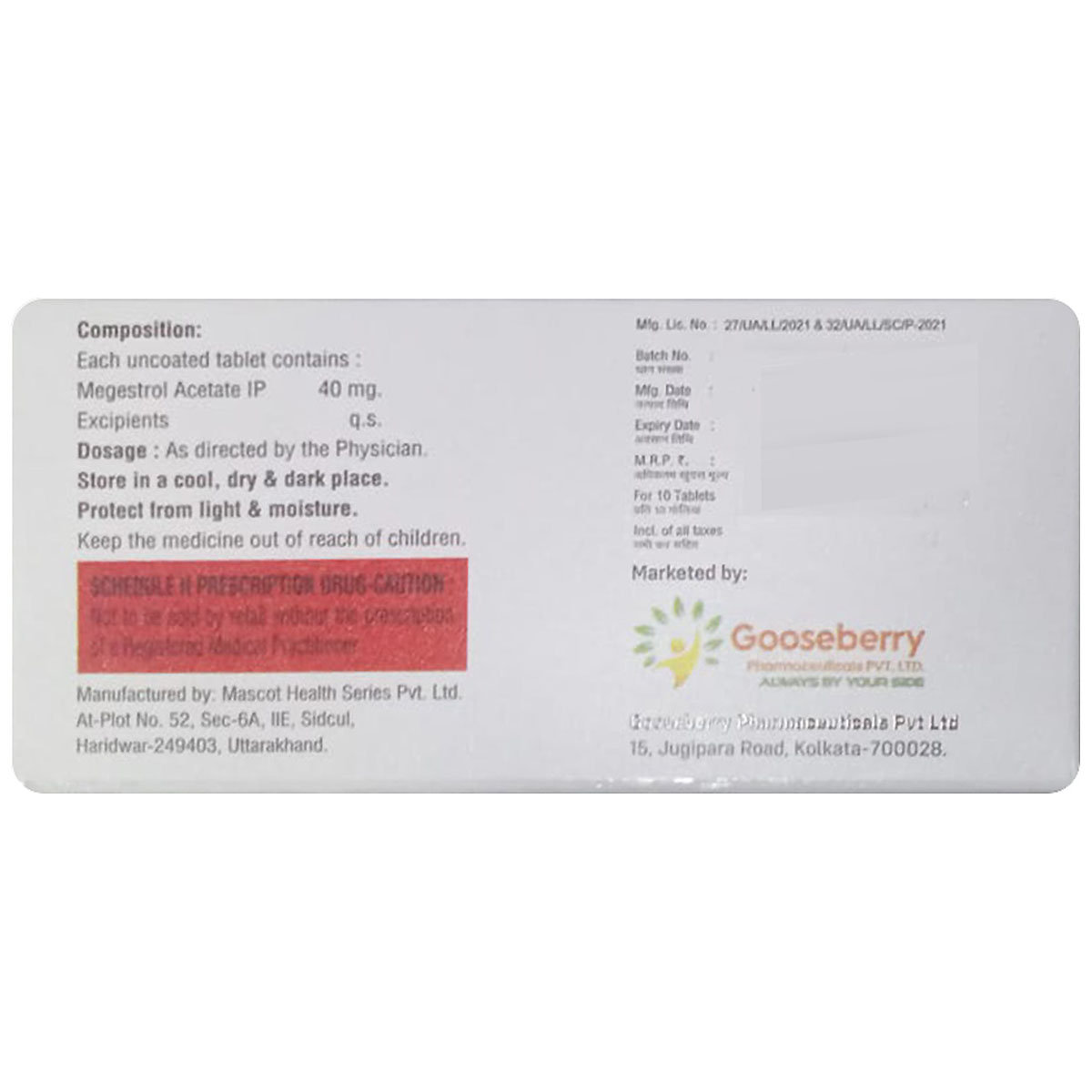 Mazes 40 Tablet 10's, Pack of 10 Mazes 40 Tablet 10's, Pack of 10