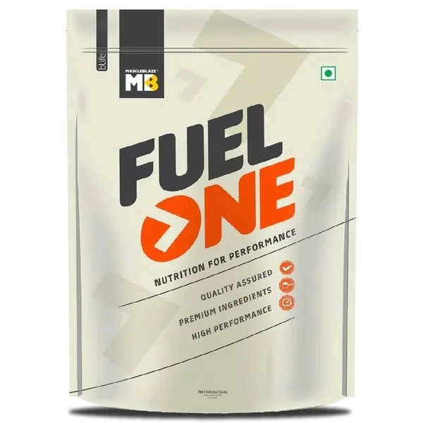 MuscleBlaze Fuel One Whey Max Chocolate Flavour Powder, 1 kg Pouch, Pack of 1