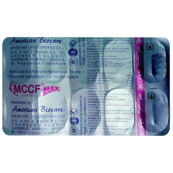 MCCF Max Capsule 10's, Pack of 10