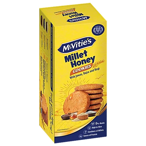Mc Vities Millet Honey Cookies, 73.6 gm, Pack of 1