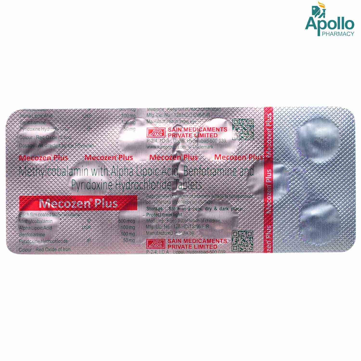 Mecozen Plus Tablet 10's, Pack of 10 TABLETS Mecozen Plus Tablet 10's, Pack of 10 TABLETS