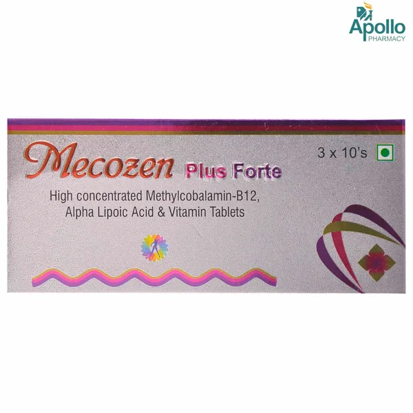Mecozen Plus Forte Tablet 10's, Pack of 10 TABLETS