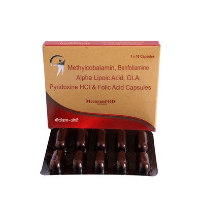 Mecoram-OD Capsule 10's, Pack of 10