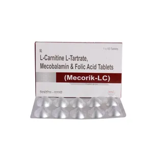 l carnitine l tartrate mecobalamin and folic acid tablets L-Carnitine L-Tartrate, Methylcobalamin & L-carnitine L-tartrate Methylcobalamin Folic acid