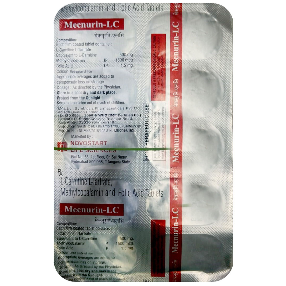 Buy Mecnurin-LC Tablet 10's Online