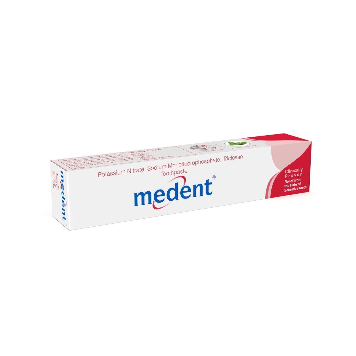 Medent Toothpaste, 100 gm, Pack of 1 Medent Toothpaste, 100 gm, Pack of 1