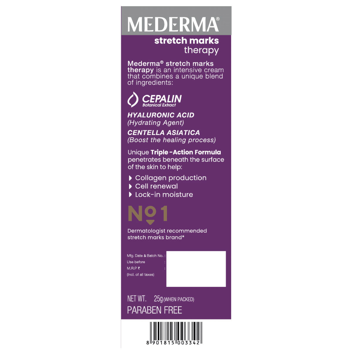 Mederma Stretch Marks Cream 25 gm, Pack of 1 Cream Mederma Stretch Marks Cream 25 gm, Pack of 1 Cream