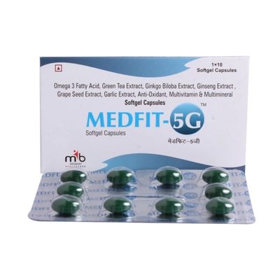 Medfit-5G Softgel Capsule 10's, Pack of 10