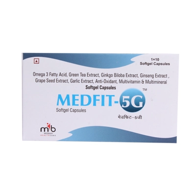 Medfit-5G Softgel Capsule 10's, Pack of 10