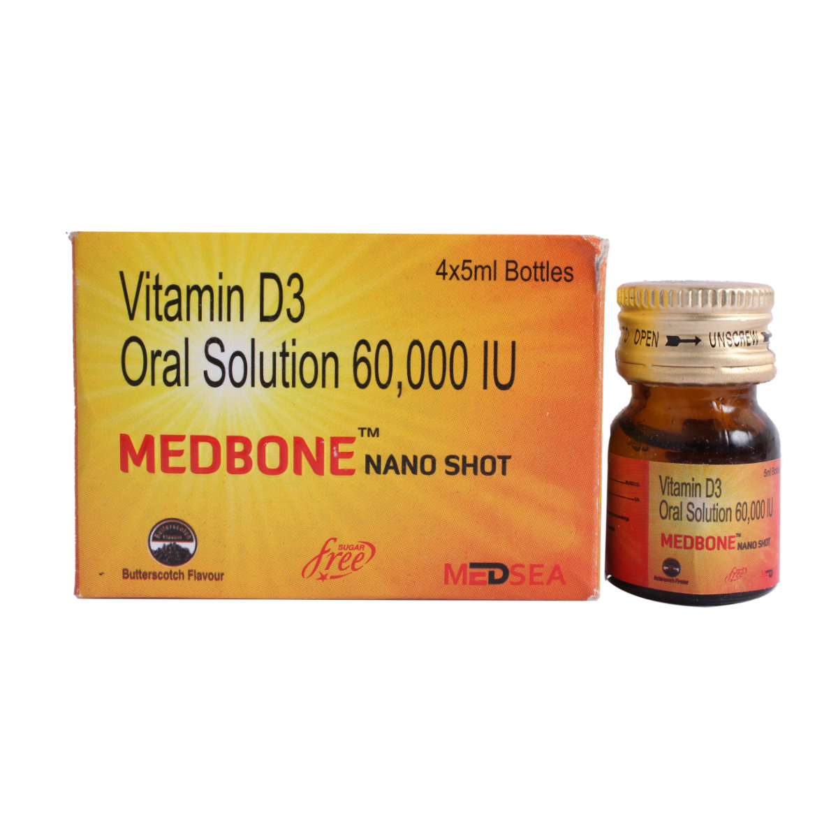 Medbone Nano Shot 60K Oral Soltion 5 ml, Pack of 1 Medbone Nano Shot 60K Oral Soltion 5 ml, Pack of 1