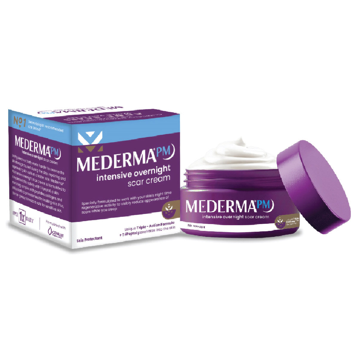 Mederma PM Intensive Overnight Scar Cream 10 gm, Pack of 1 Mederma PM Intensive Overnight Scar Cream 10 gm, Pack of 1