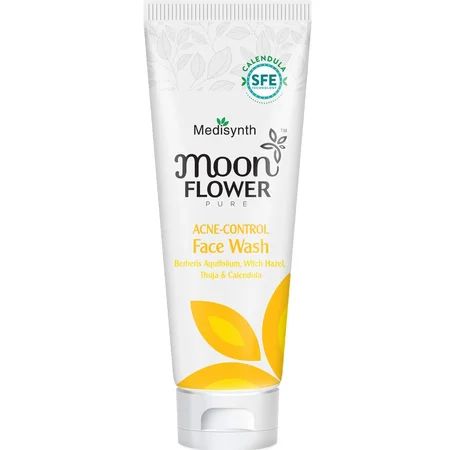 Medisynth Naturals Moonflower Acne-Control Face Wash, 50 gm