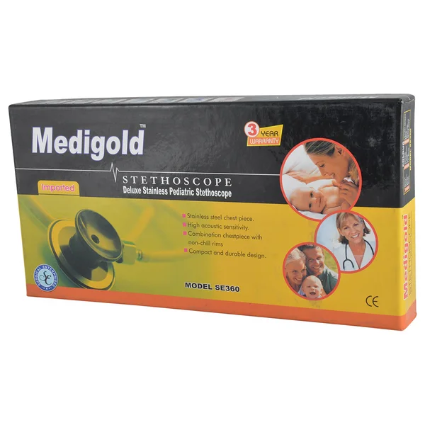 Jas Medigold Stethoscope Paediatric, 1 Count