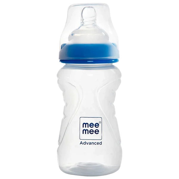 Mee Mee Milk-Safe™ Feeding Bottle With Anti-Colic Teat, 250 ml, Pack of 1