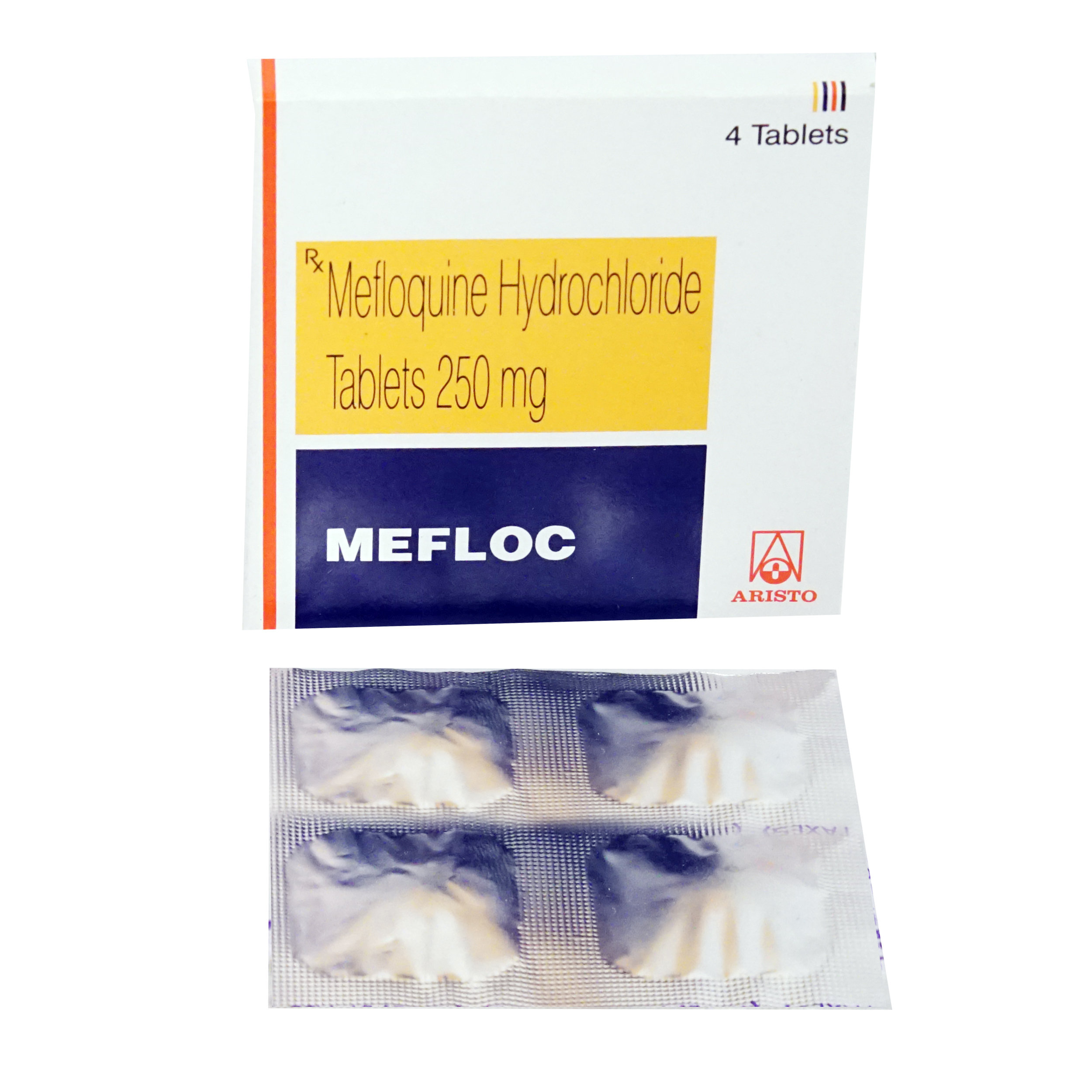 MEFLOC 250MG TABLET, Pack of 4 TABLETS MEFLOC 250MG TABLET, Pack of 4 TABLETS