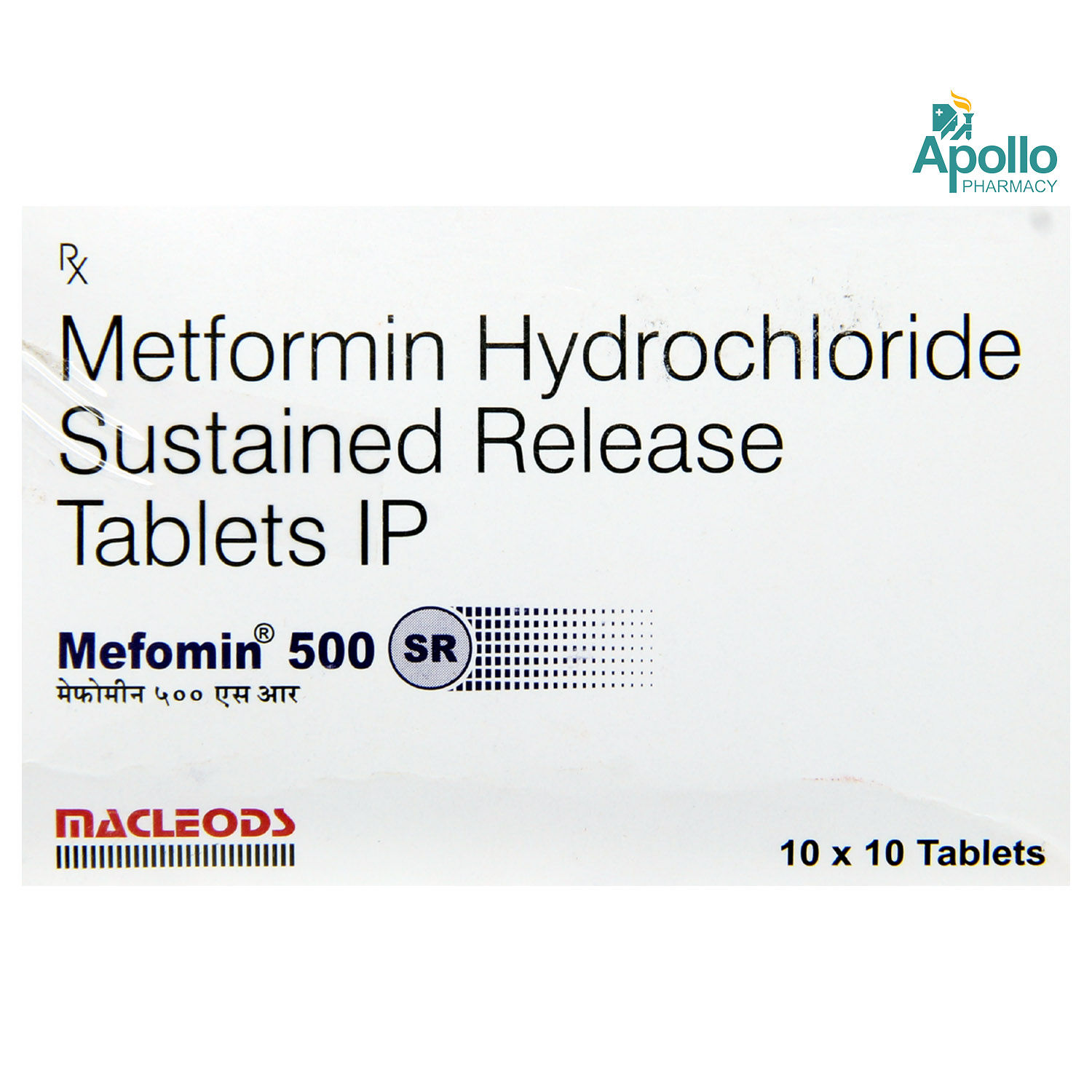 Buy Mefomin 500 SR Tablet 10's Online