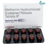 Mefomin 500 SR Tablet 10's, Pack of 10 TabletS
