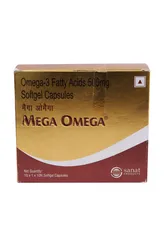 Mega Omega Capsule 10's, Pack of 10 CapsuleS