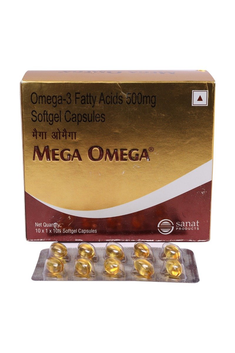 Buy Mega Omega Capsule 10's Online