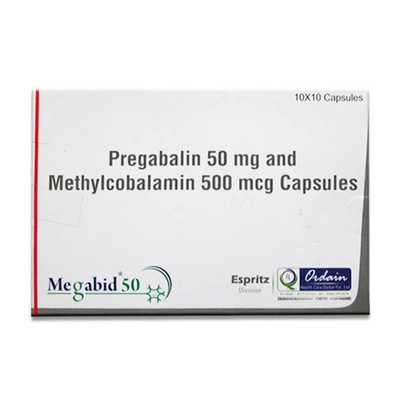 Megabid 50 Capsule 10's, Pack of 10 CAPSULES