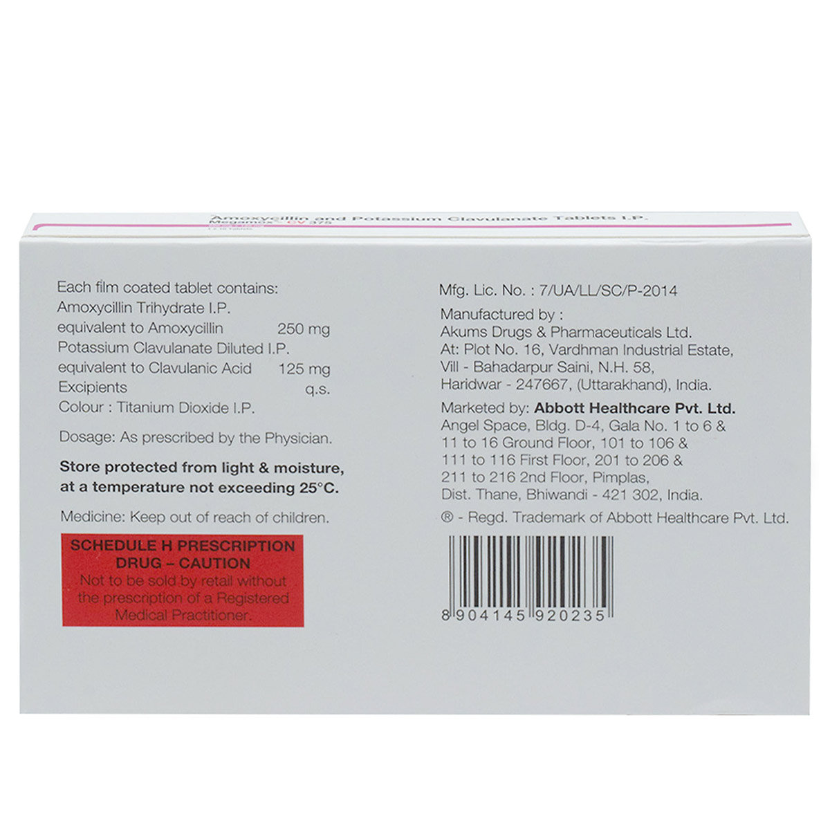 Megamox CV 375 mg Tablet 10's, Pack of 10 TABLETS Megamox CV 375 mg Tablet 10's, Pack of 10 TABLETS